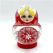 Matryoshka Russian Nesting Dolls 15-Layer Nesting Dolls Wooden Creativity Educational Toy Matryoshka Desktop Decoration Cute and Fun Gift (Color : A)