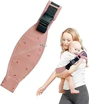 Sling Wrap Baby Carrier | Soft Sling Carrier Hip Seat with Adjustable Strap | Breathable Belt Carrying Non-Slip Baby Wrap for Mom & Shoulder