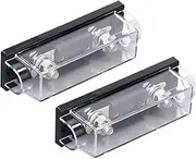 Zerodis 250A 48V Autopart Car Audio ANL Holder, Transparent Design, Copper Alloy Material for Car, Marine Use