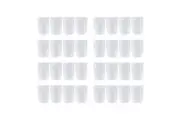 32pc Lemon & Lime Crystal Deco Plastic Reusable Indoor Outdoor Tumbler 400ml