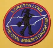 Embroidered Loretta Lynn Country Music Singer band Patch approx 3.5"