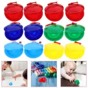 12 Pcs Children's Musical Instrument Hand Percussion Castanets Preschool