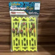 6 Deluxe Redeye Spinner Rigs w/Cabela’s Snell Holder Racks Lures Bait