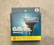 Gillette Mach3 Razor Blade Refill, 10 Cartridges