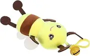 Vaguelly Plush Cartoon Bee Pendant Key Ornament Cute Stuffed Animal Doll Bag Charm present for Birthdays Valentine Day Convenient Plush Bee Decor for All Ages