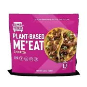 Plant-Based Spicy Chorizo ME'EAT, 4.5 oz Pouch, 1 Count