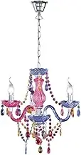 Reality Chandelier Luster, Acrylic, E14 (Small Edison Screw), Multicoloured