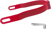 Electric Scooter 10 Inch Rear Fender Wheel Foot Support Spacer Fender Bracket Kit, for Xiaomi, M365 Fender Kickstand Spacer Parts Skateboard Mudguard(Red)