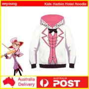 Hazbin Hotel Hoodie Lucifer Morningstar 3D Printed Sweatshirts Pullover Jacket