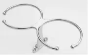 Marine Grade Stainless Double Ring Cup Drink Holder - open design