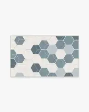 90' x 150' | Machine Washable Runner Rug | Kid & Pet Friendly | Indoor Rug | Prisma Slate Blue Rug | Ruggable