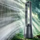 LOVELEDI Tower Fans Bladeless - Pedestal Oscillating Tower Fan for Bedroom