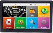 GPS Car Navigator, 7 Inch HD Camping Car/Truck/Vehicle GPS Navigation Built in 8GB+256M Bluetooth MP3/MP4 Players for Car Truck RV(Without Bluetooth)