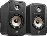 [Polk Audio] Signature Elite ES20 Bookshelf Speakers, HiFi Speakers for Home Cinema Sound System, Hi-Res Audio - Black, (SIGS20ELBK)