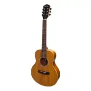 Martinez Left Handed Acoustic-Electric Short-Scale Guitar (Koa)