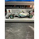 迷你切 1/43 MERCEDES GP F1車隊 MGP W02 羅斯博格 2011賽季 【模型說明】 模型品相好，全