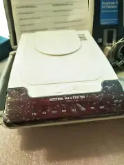 HAYES 5150AM ACCURA 14400 + FAX144 EXTERNAL MODEM. New, orig box, docs software