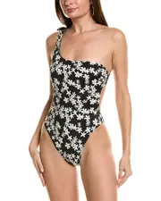 Lemlem One-Shoulder One-Piece