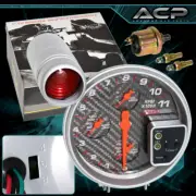 For Scion Lexus 11K RPM 5" Tachometer Gauge Cluster Carbon Face w/ Shift Light (for: Lexus)