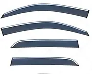 QVQOCUKS Door Side Rain Vent Windows Visor Compatible for Benz GLE Coupe Class W166 W167 C292 C167 Shield Sun Guards Deflector Windshield Awnings Car Accessories(Type 1)