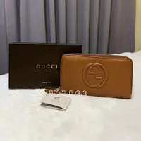 在飛比找PopChill優惠-[二手] GUCCI 308004 經典雙G LOGO牛皮S