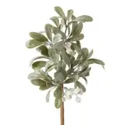 Raz Imports 13" ICED MISTLETOE PICK 3 pack