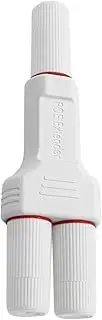 2 Port PoE Extender 100mbps, 1 in 2 Out PoE Repeater POE Injector Adapter, IEEE802.3af/at