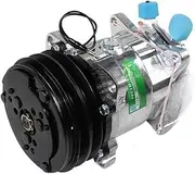 Automotive 12V 24V A/C Air Conditioner Evaporator Radiator Compressor kit Compatible with Car Truck Van Tractor Digger Motorhome AC Parts(24V without tube)
