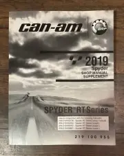 Can Am 2019 Spyder RT Shop Manual Supplement - Book- 219100955, New