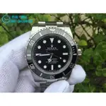 勞力士 ROLEX 型號114060 無曆黑水鬼 錶徑40MM 3130機芯 2016年