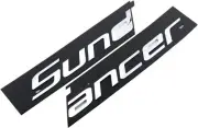 1pcs 24.25" SEA RAY SUNDANCER Boat Letters Emblem Adhesive Sticker (Chrome)
