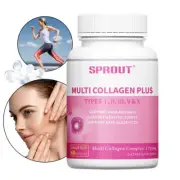Multi Collagen Complex Capsules,Maintains Skin Hair Nails Joint And Bones Health