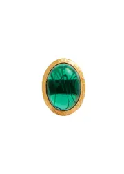 Kenneth Jay Lane Stone-embellished Ring - Green ONE SIZE