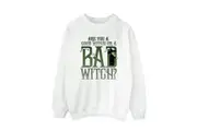 Wizard Of Oz Womens/Ladies Wicked Bad Witch Sweatshirt (White) - UTBI53000