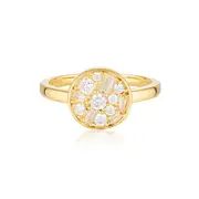 Georgini Mosaic Disc Gold Ring