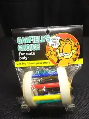 Vintage Paws Garfield The Cat Roller With Bell Cat Toy Garfields Choice
