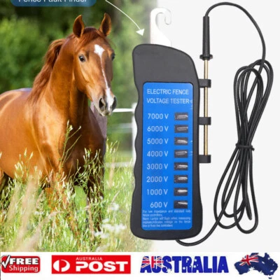Electric Fence Voltage Tester Fencing Current Testing Energiser Tool