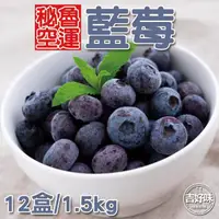 在飛比找momo購物網優惠-【吉好味】智利空運藍莓125g±10%x12盒/箱(原裝箱約