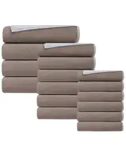 DePera Home Double Face Set Of 16 Turkish Towels