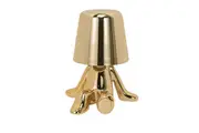 Creative Little Golden Man Decorative Thinker Statue LED Desk Lamp