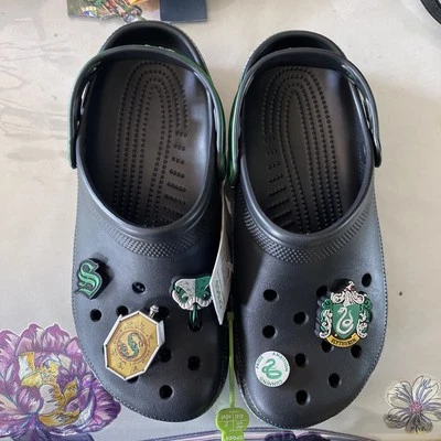 CROCS Harry Potter Slytherin Classic Clog 210527 with Jibbitz Size M9 W11 NEW