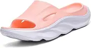 [VIYEAR] Womens Mens Recovery Slides with Comfortable Plantar Fasciitis Arch Support,Unisex Orthotic Walking Thick Cushion Sport Sandals Reduces Stress on Feet
