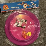NEW Vintage Looney Tunes Sylvester & Tweety Flying Disc Frisbee 9" Sealed 1997