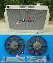 3 Row Radiator &2* fans for Holden Kingswood HG HT HK HQ HJ HX HZ V8 Chevy Auto