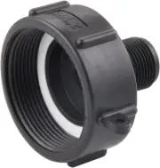 275 330 IBC Tote Tank Adapter 2" Fine Thread X 3/4" Male Garden Hose Food Grade
