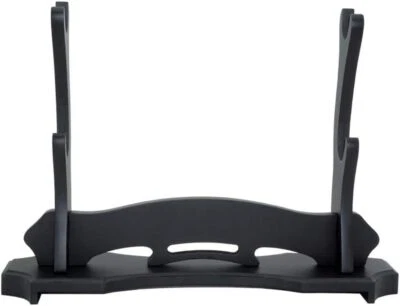 Table Top Two Tier Wooden Display Sword Stand