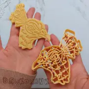 Peacock Peafowl Head Big Feather Wild Animal Flying Birb Bird Cookie Cutter