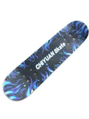 31'' 80CM Blue Fire Colourful Grip NEW Sealed Skateboard Professional Tyre Wheels