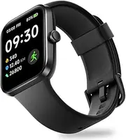 OCTANDRA Go VeryFit Smart Watch Heart Rate Blood Oxygen Saturation Sleep Monitor 1.69 Inch Step Counter Pedometer 5ATM Exercise Activity Fitness Tracker Watches for Men Women (ID207) (Black)