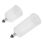 2 PCS Split Spray Brush Cup Set Airbrush Bottles Jar Mixing Cups